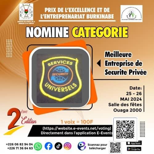 SERVICES SECURITY UNIVERSELS