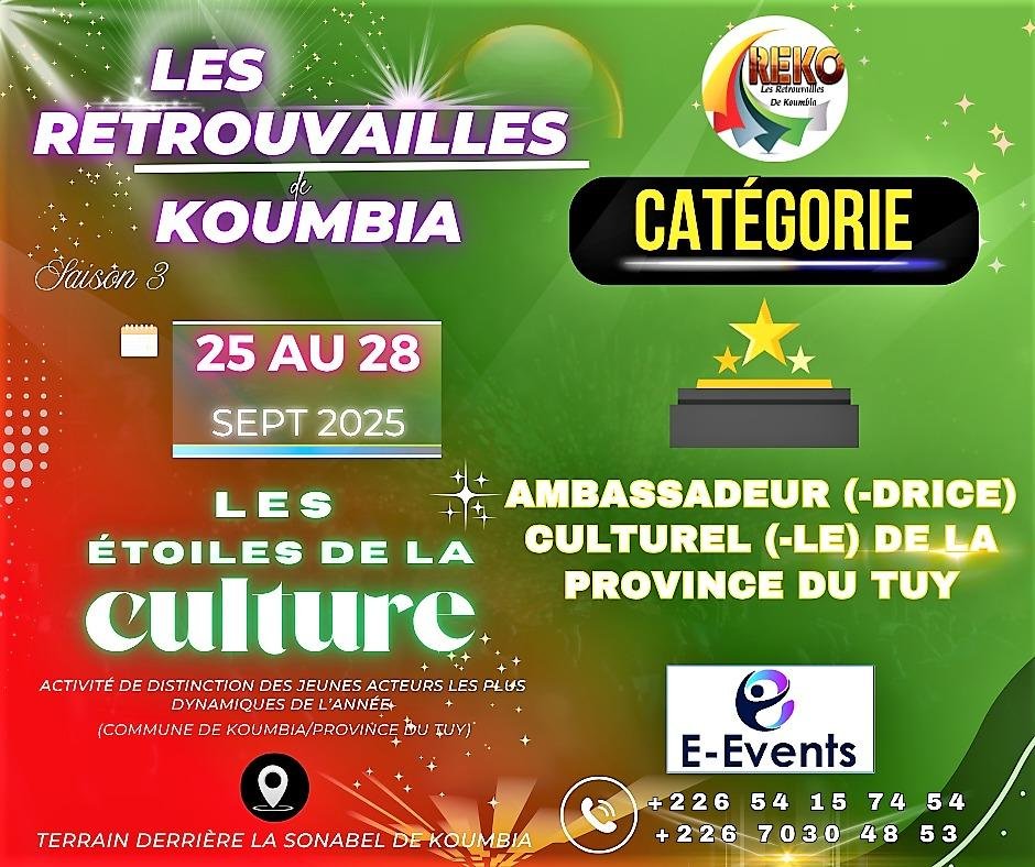 AMBASSADEUR/DRICE CULTUREL (LE) DE LA PROVINCE DU TUY