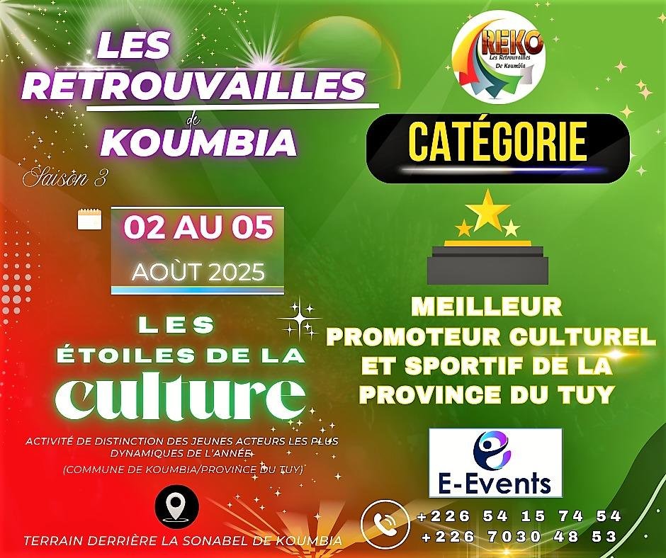 Meilleur Promoteur Culturel et Sportif de la Province du Tuy