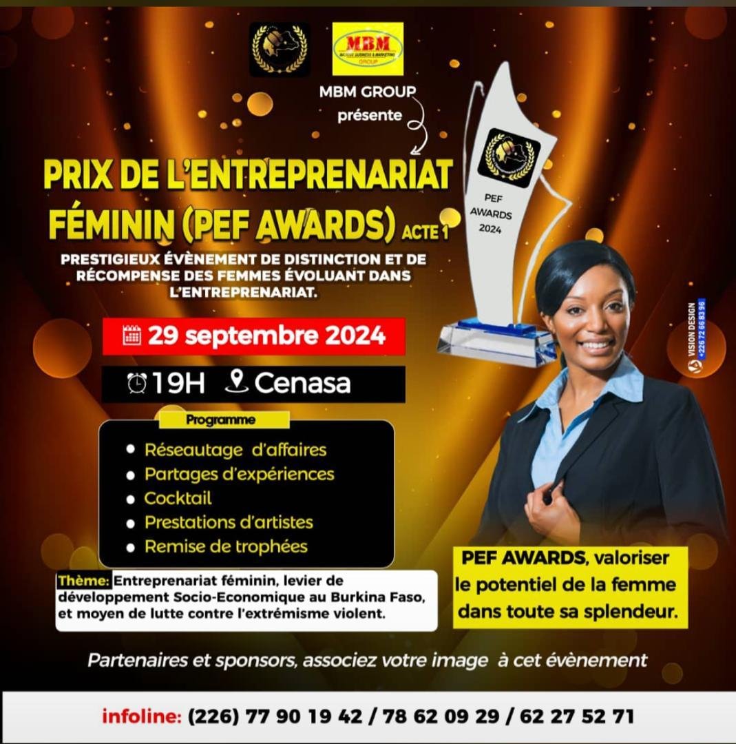 PRIX DE L'ENTREPRENARIAT FÉMININ (PEF AWARDS)