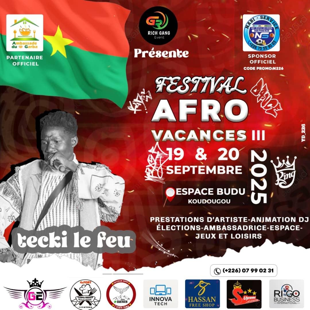 Festival Afro Vacances III